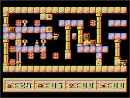 In game image of 3d24 on the Atari 8-bit.