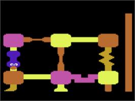 In game image of Alf In The Color Caves on the Atari 8-bit.
