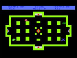 In game image of Battle Zone on the Atari 8-bit.