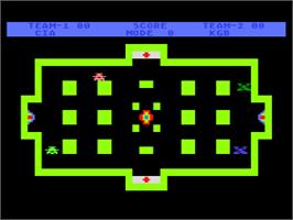 In game image of Battle Zone on the Atari 8-bit.