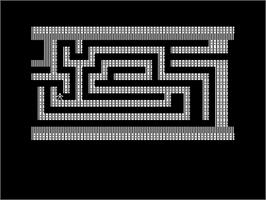 In game image of Clonus 2 on the Atari 8-bit.