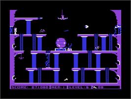 In game image of Conan on the Atari 8-bit.