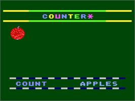 In game image of Counter on the Atari 8-bit.