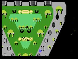 In game image of Dreadnaught Factor on the Atari 8-bit.