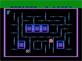 In game image of Drelbs on the Atari 8-bit.