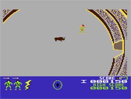 In game image of Gladiator, The on the Atari 8-bit.