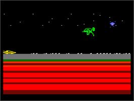 In game image of James Bond 007 on the Atari 8-bit.