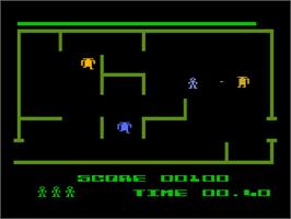 In game image of K-Razy Shootout on the Atari 8-bit.