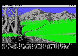In game image of Pawn on the Atari 8-bit.