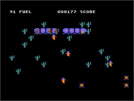 In game image of Rush'n Attack on the Atari 8-bit.