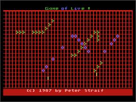In game image of Sons of Liberty on the Atari 8-bit.