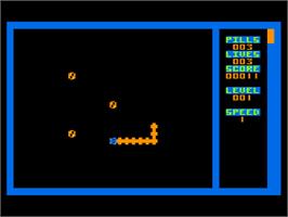 In game image of Time Bandit on the Atari 8-bit.