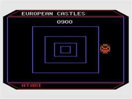 In game image of Timebound on the Atari 8-bit.