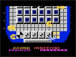 In game image of Warhawk on the Atari 8-bit.