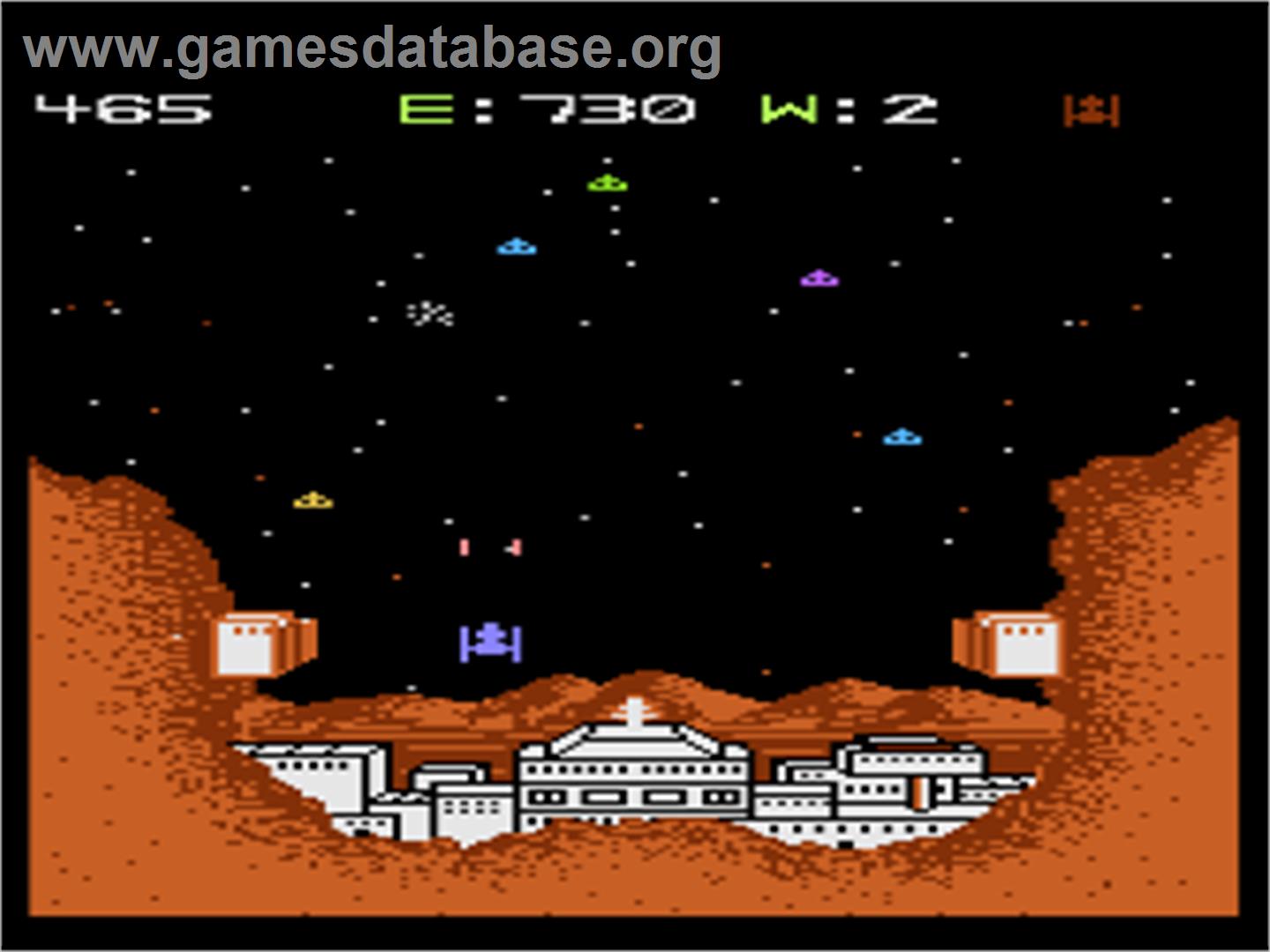 Alien Attack - Atari 8-bit - Artwork - In Game