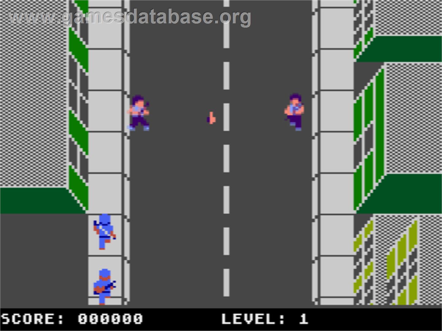Angeles Swat, Los - Atari 8-bit - Artwork - In Game