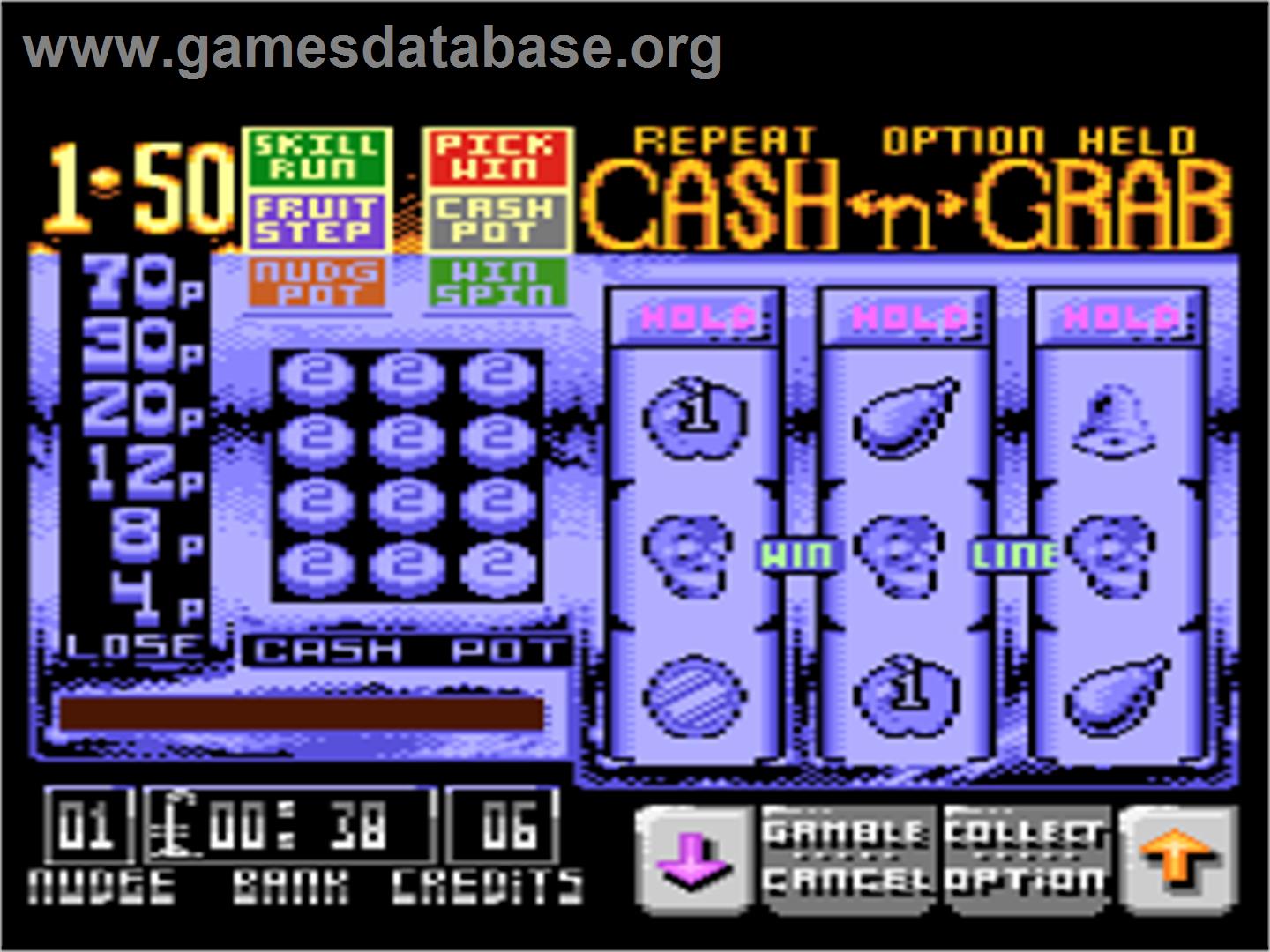 Arcade Fruit Machine - Atari 8-bit - Artwork - In Game