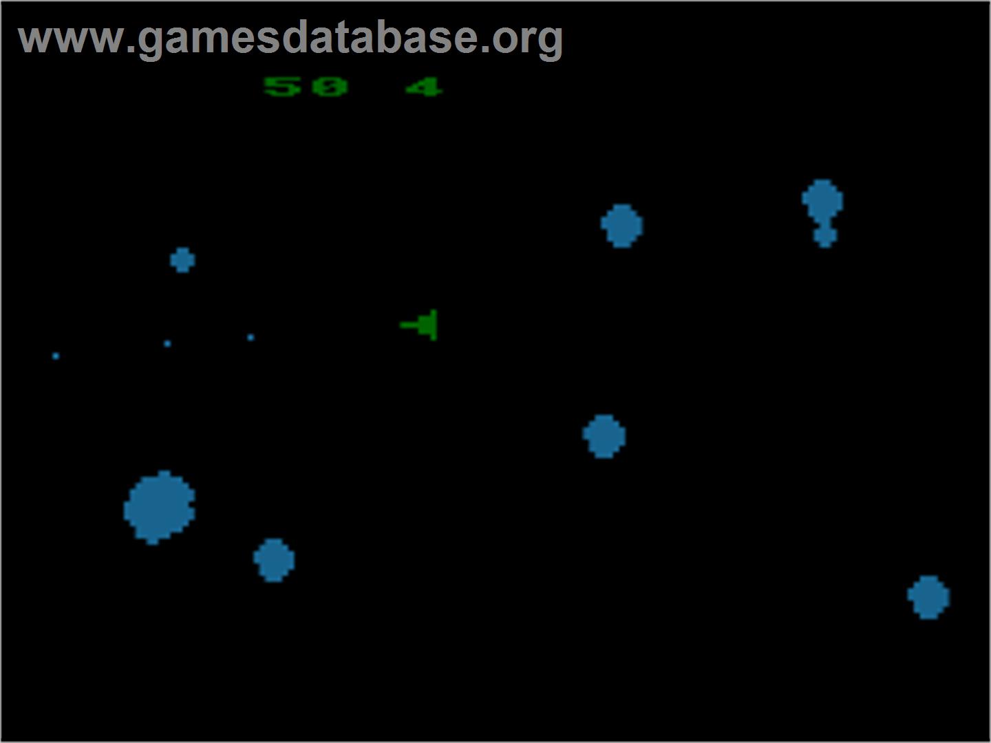 Asteroids - Atari 8-bit - Artwork - In Game