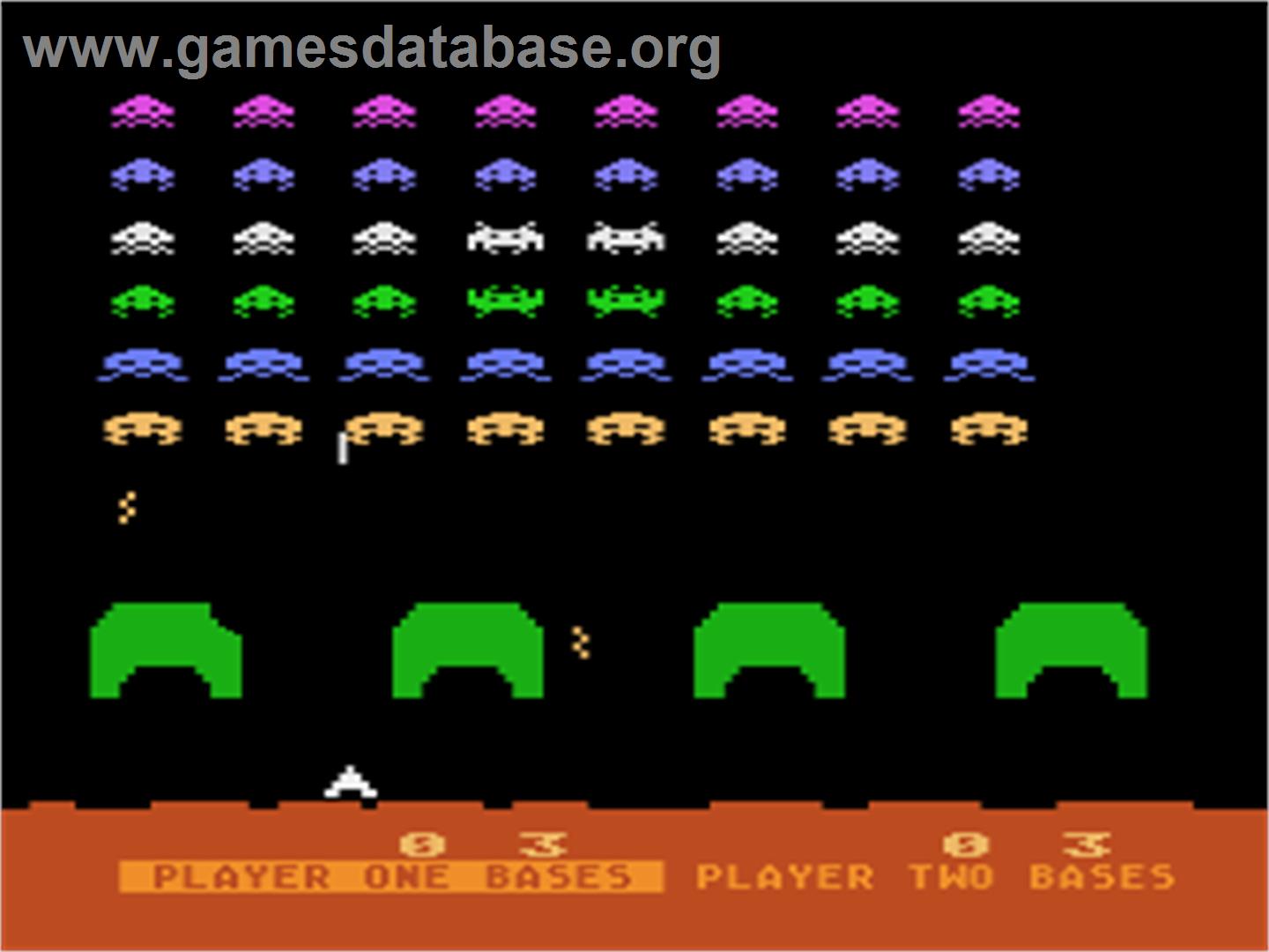 Atari Invaders - Atari 8-bit - Artwork - In Game