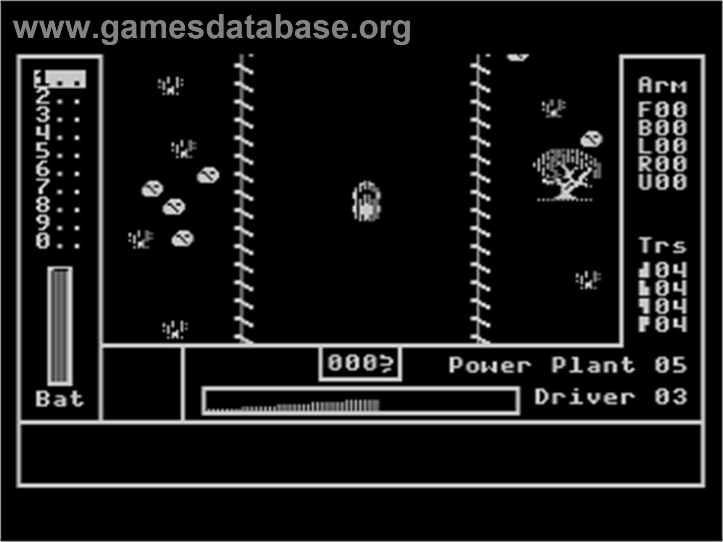Auto Duel - Atari 8-bit - Artwork - In Game