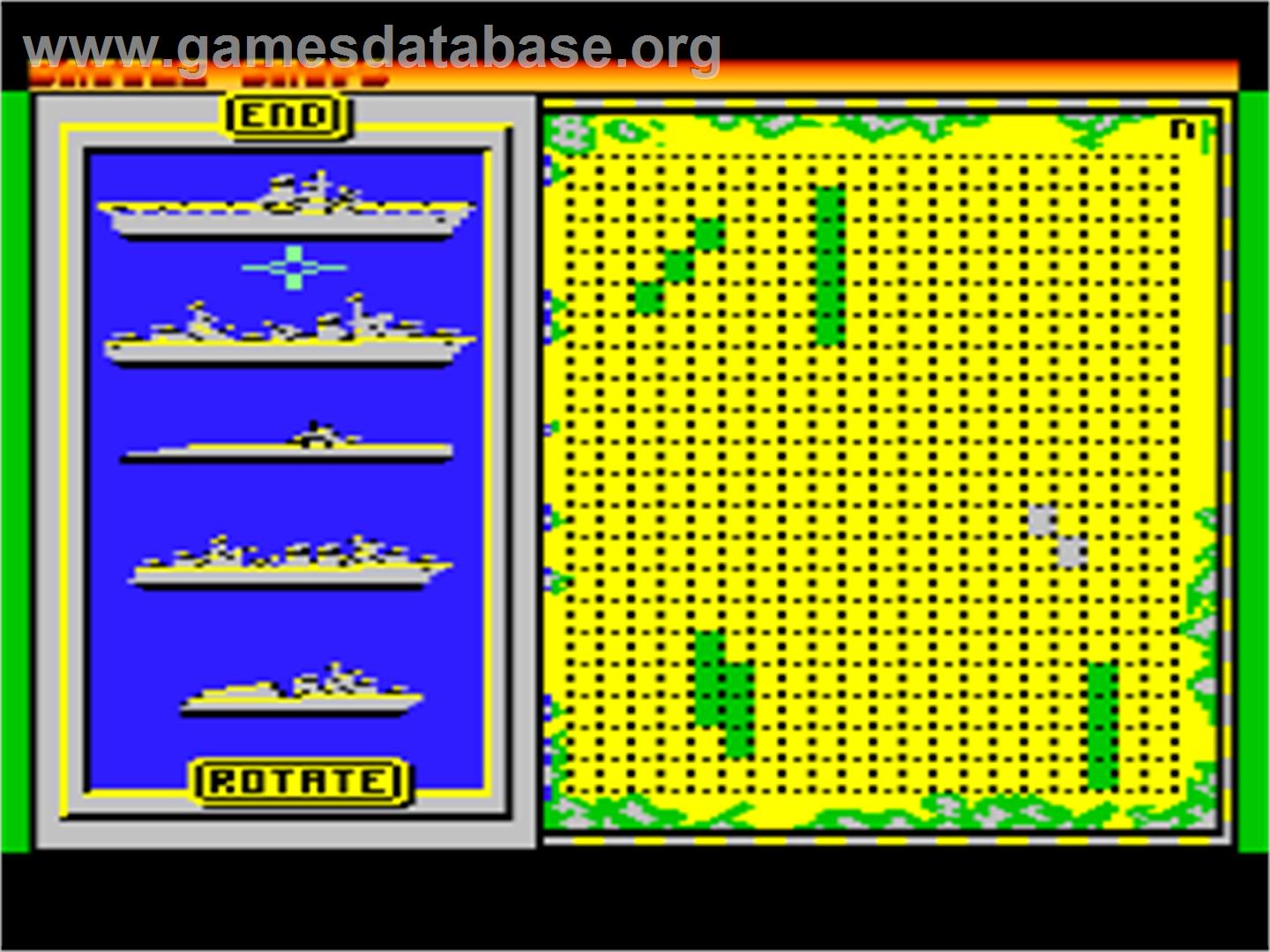 Battle Ships - Atari 8-bit - Artwork - In Game