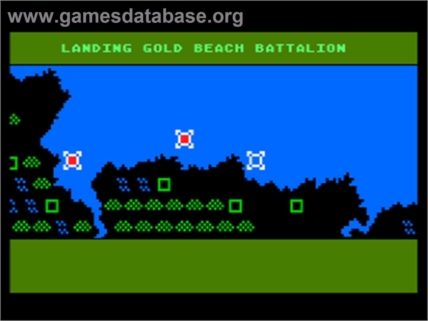 Battle for Normandy - Atari 8-bit - Artwork - In Game