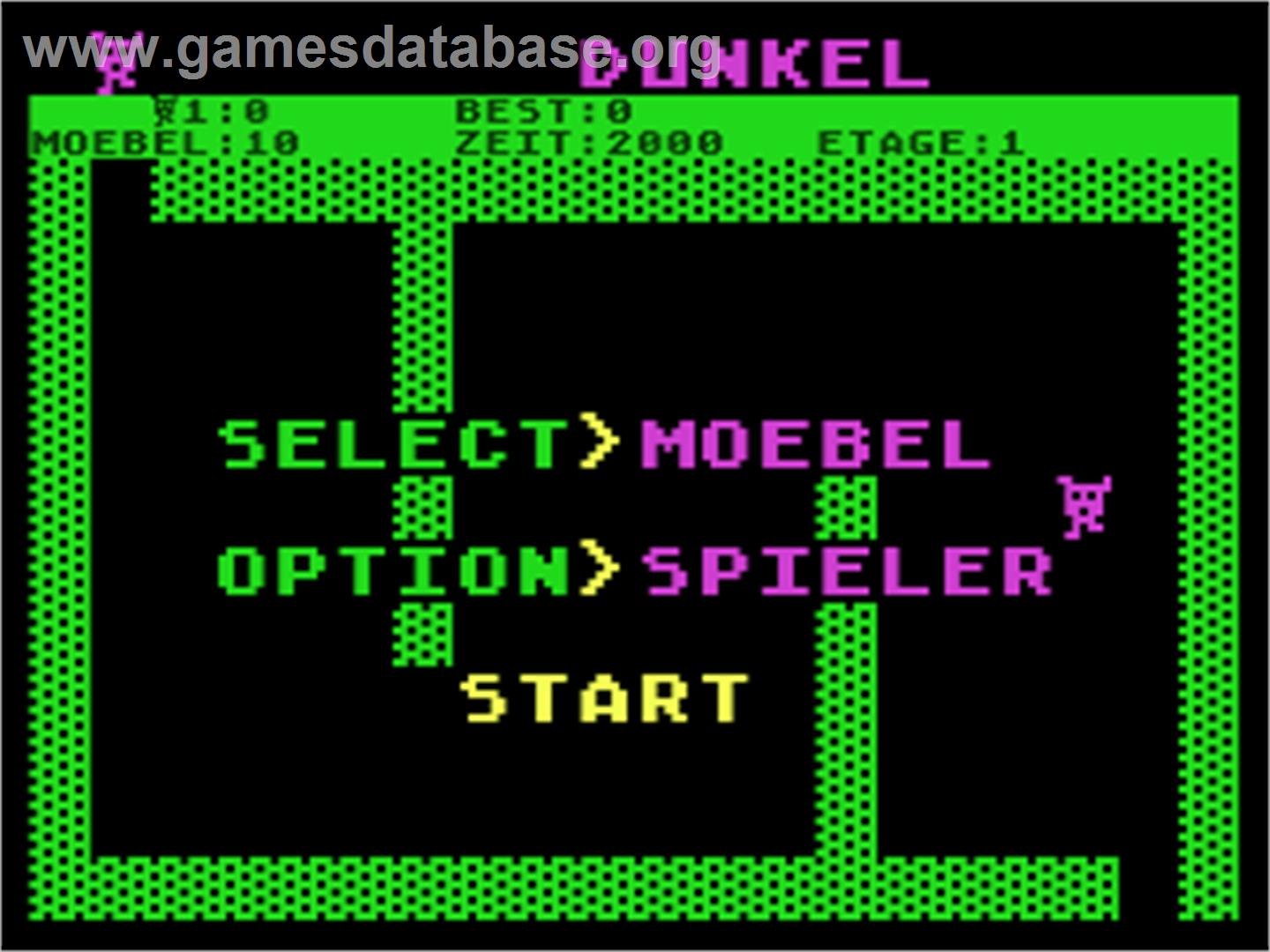 Black Out - Atari 8-bit - Artwork - In Game