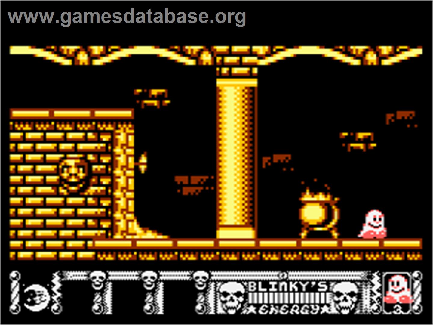 Blinky's Scary School - Atari 8-bit - Artwork - In Game