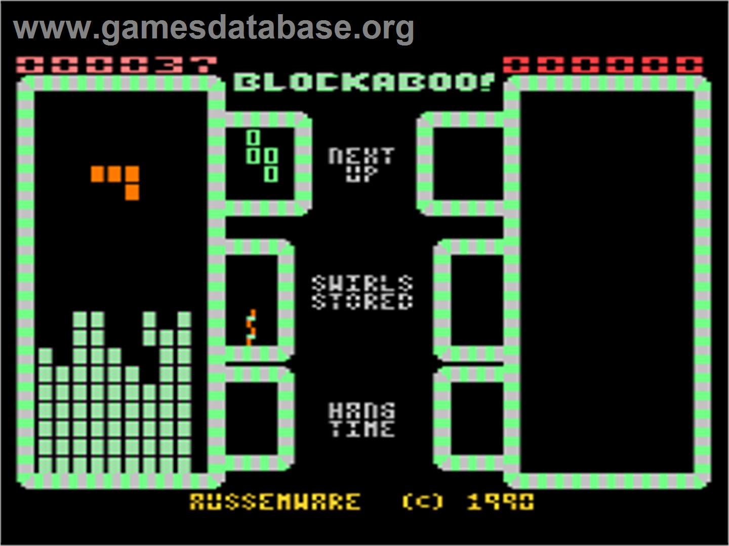 Blockaboo! - Atari 8-bit - Artwork - In Game