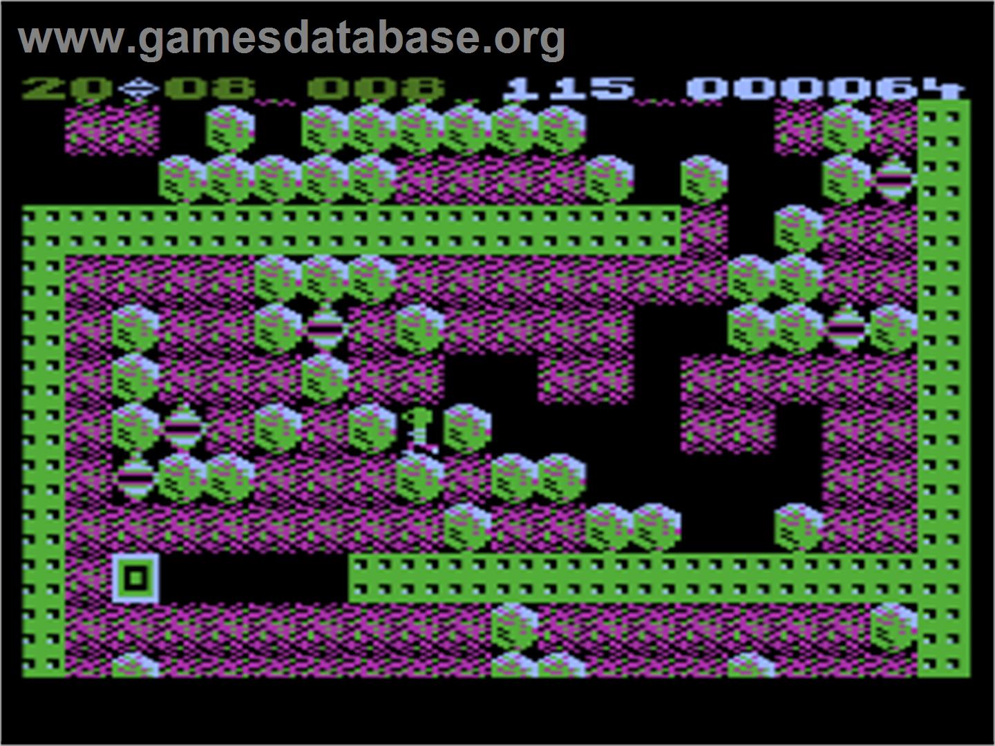 Boulder Dash - Atari 8-bit - Artwork - In Game