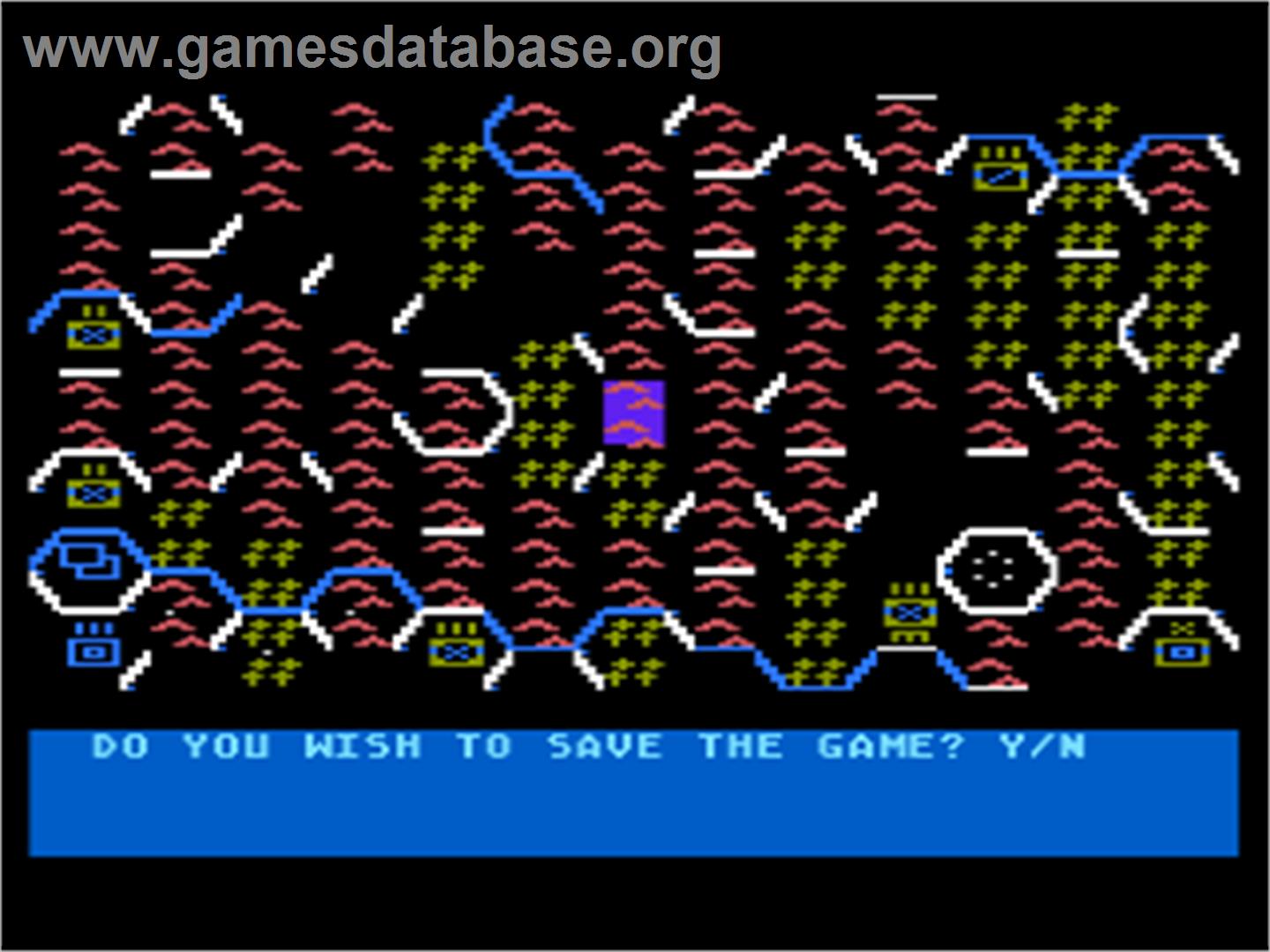 Breakthrough in the Ardennes - Atari 8-bit - Artwork - In Game