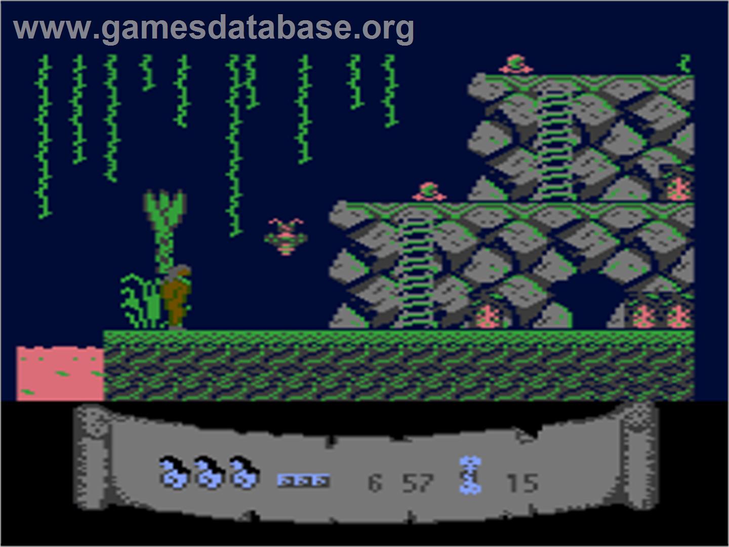 Caveman - Atari 8-bit - Artwork - In Game