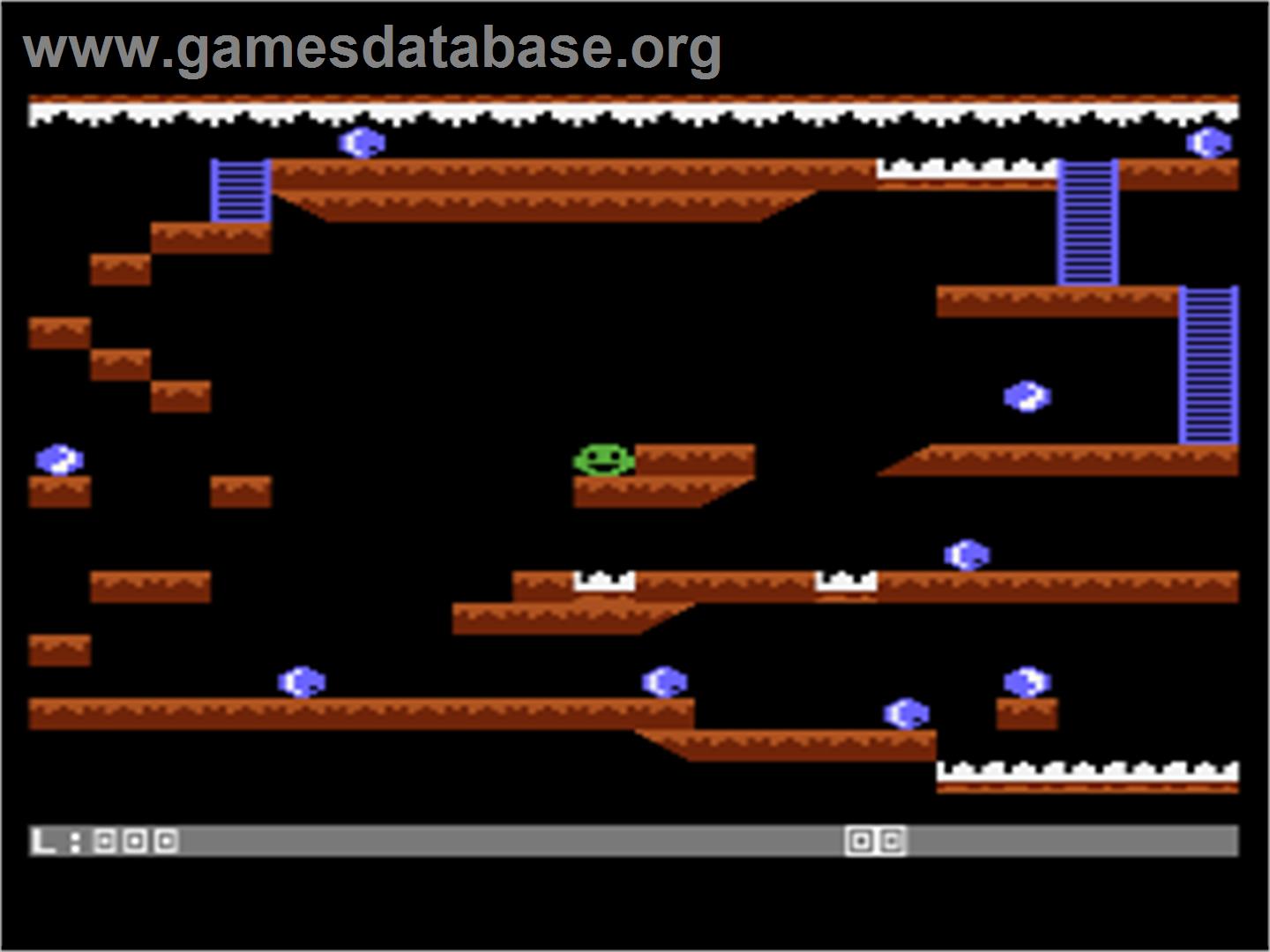Caverns Of The Lost Miner - Atari 8-bit - Artwork - In Game