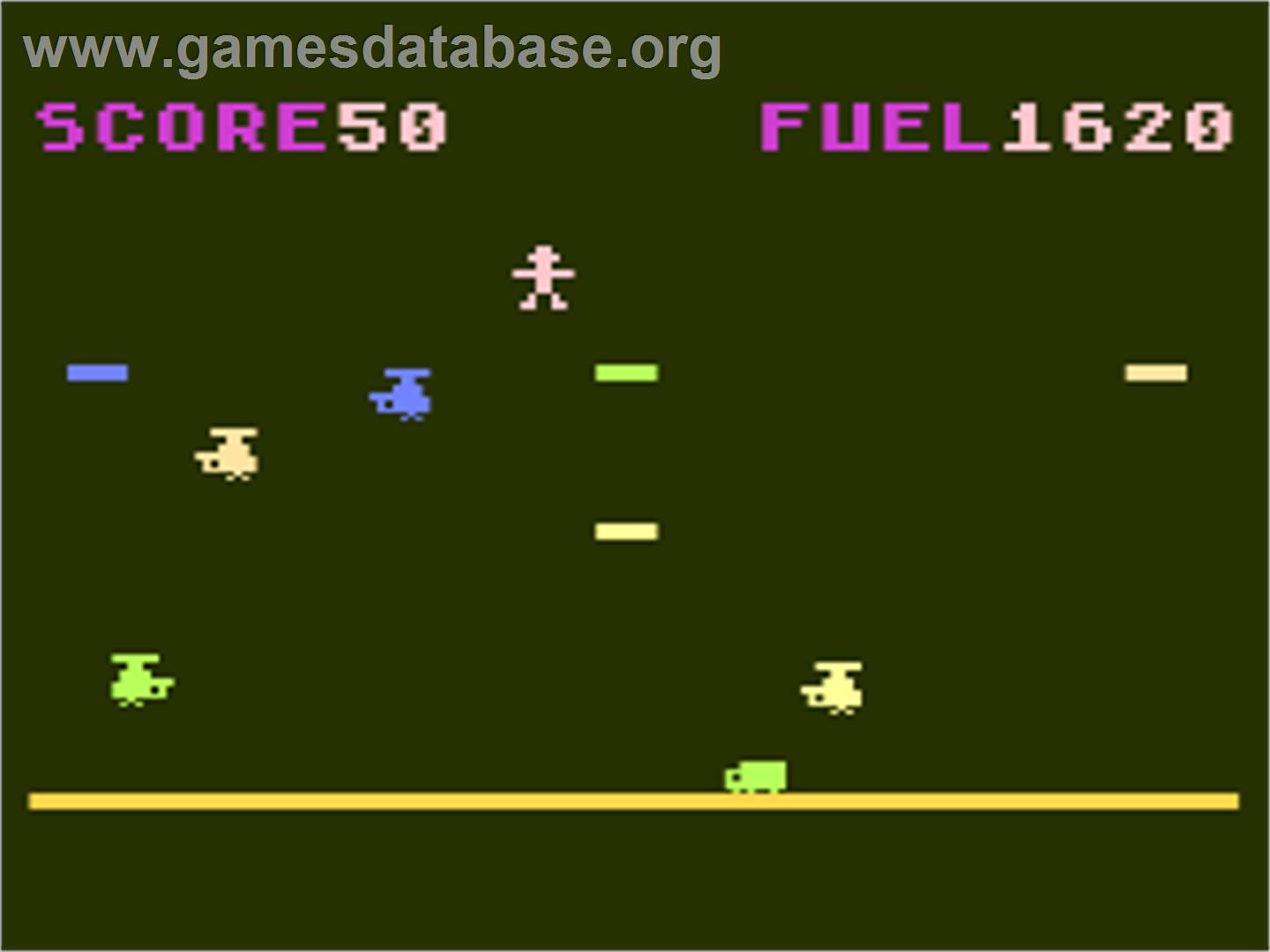 Chopper Mission - Atari 8-bit - Artwork - In Game