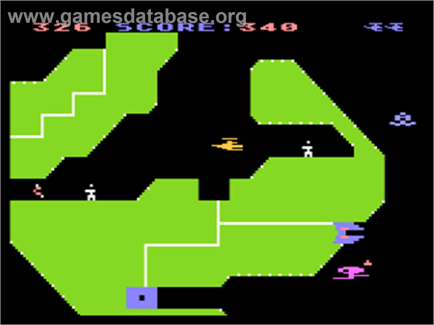 Chopper Rescue - Atari 8-bit - Artwork - In Game