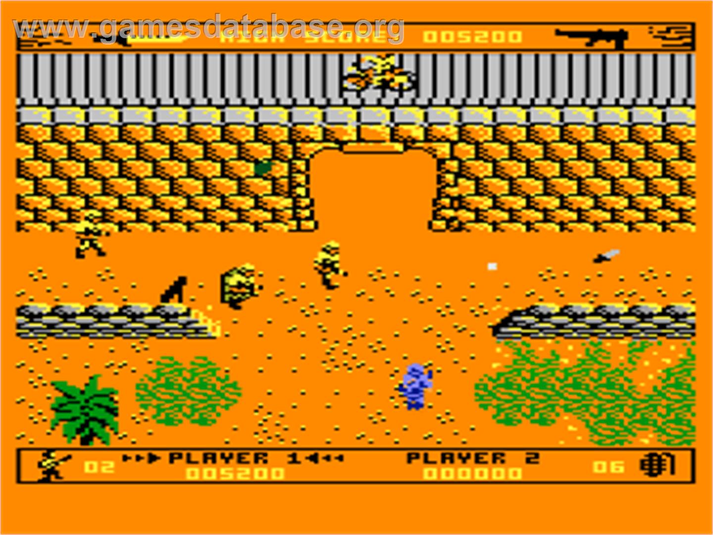 Commando - Atari 8-bit - Artwork - In Game
