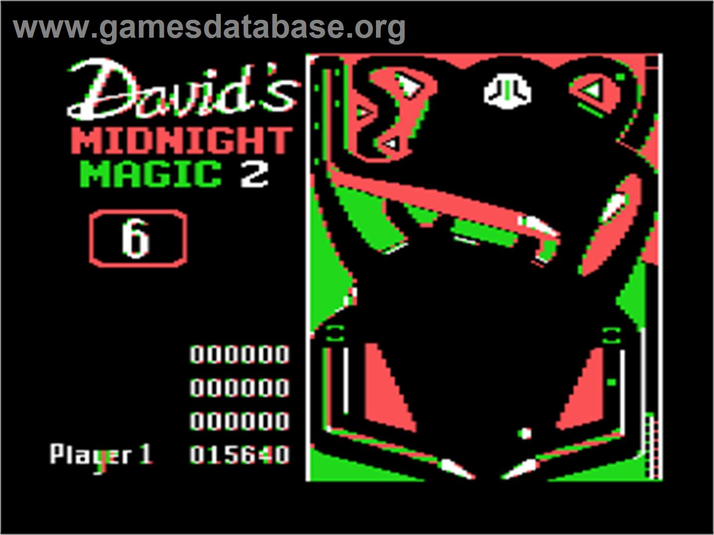 David's Midnight Magic - Atari 8-bit - Artwork - In Game