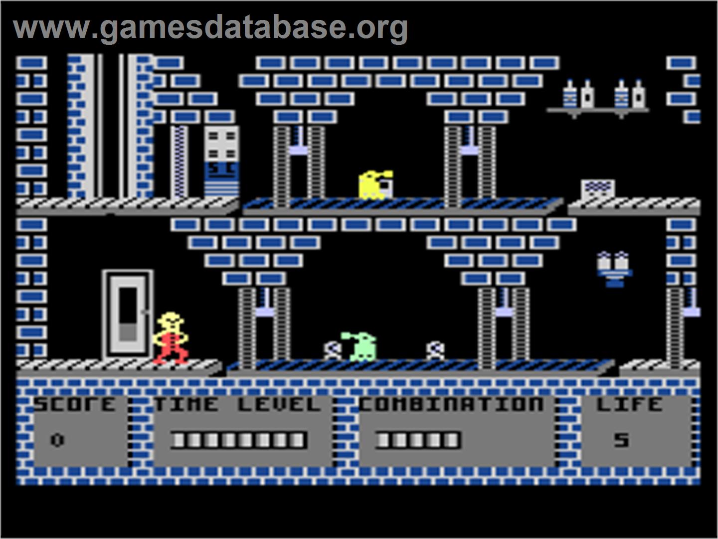 Daylight Robbery - Atari 8-bit - Artwork - In Game