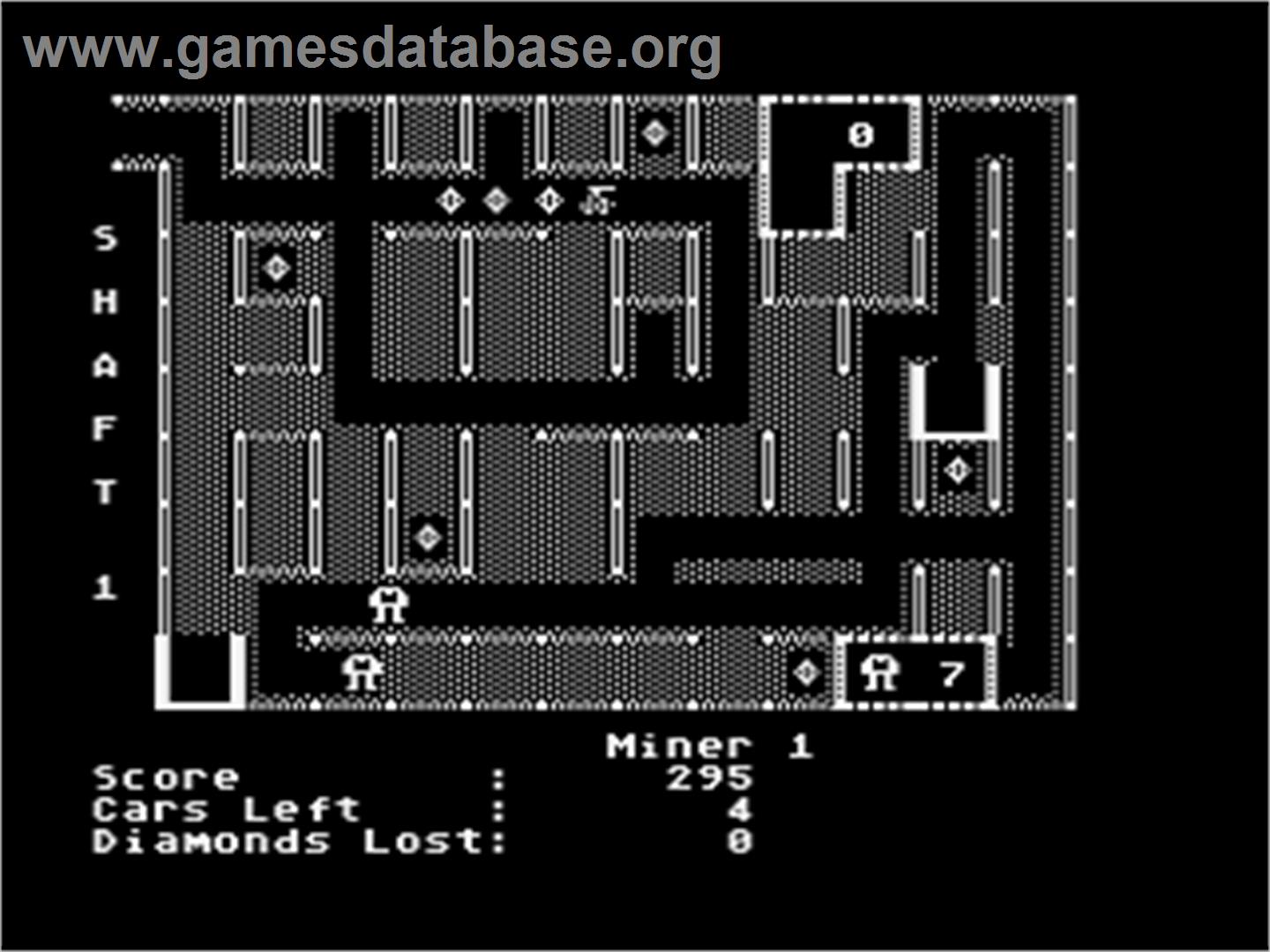 Diamond Mine - Atari 8-bit - Artwork - In Game