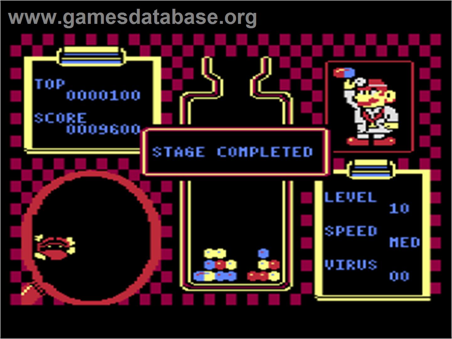 Dr. Mario - Atari 8-bit - Artwork - In Game