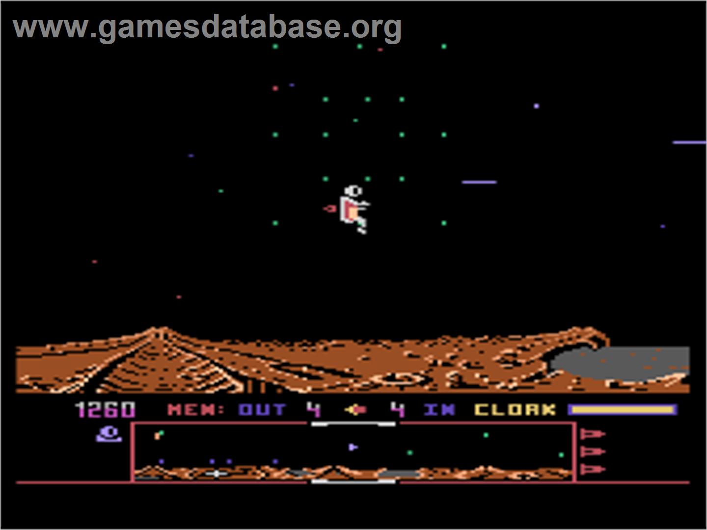 Dropzone - Atari 8-bit - Artwork - In Game