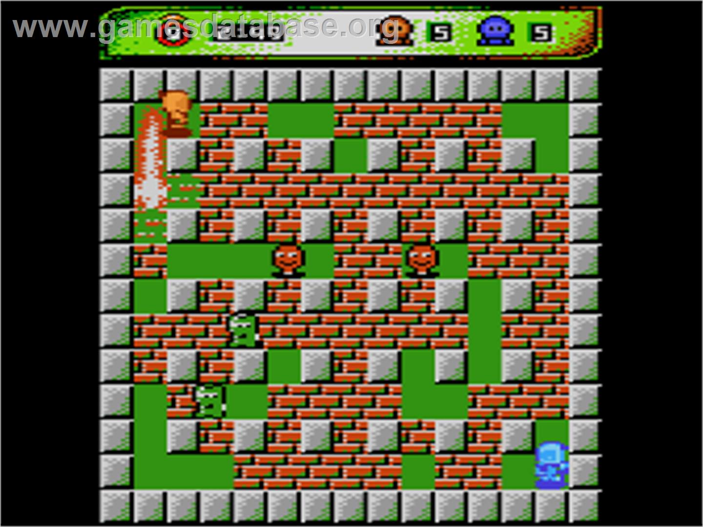 Dyna Blaster - Atari 8-bit - Artwork - In Game