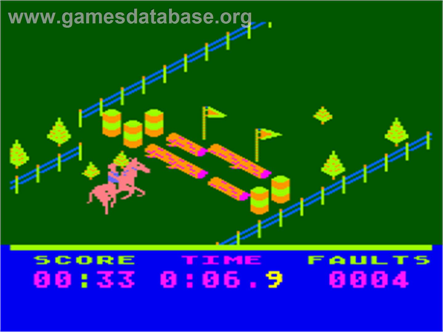 Equestrian - Atari 8-bit - Artwork - In Game