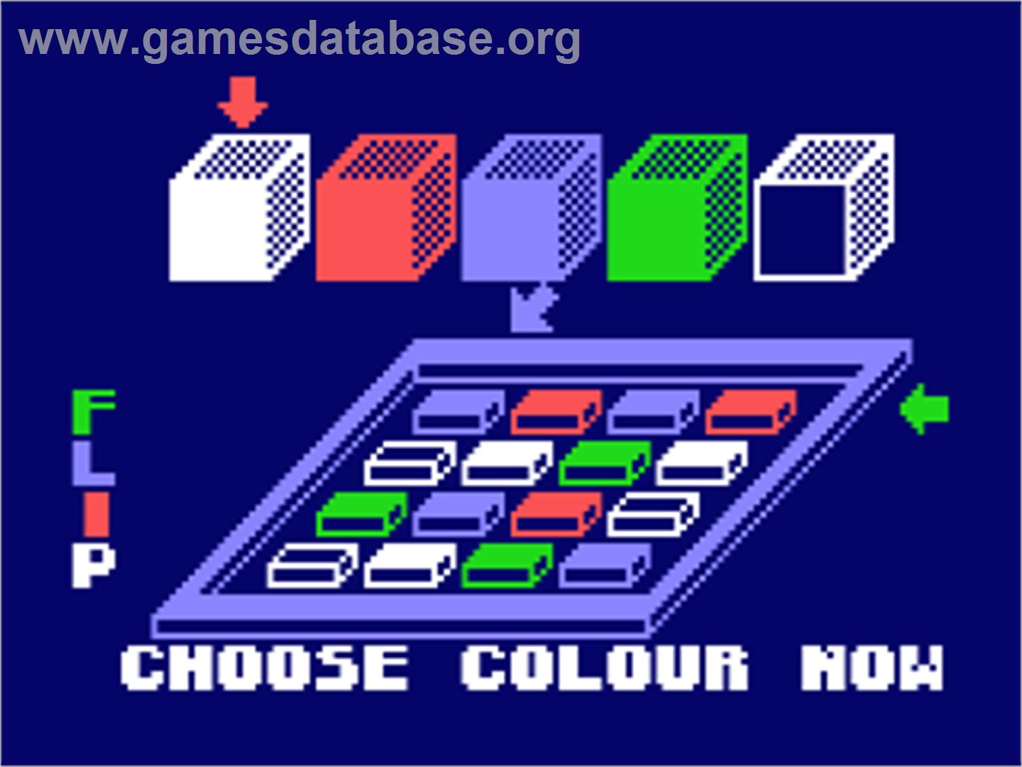 Flip! - Atari 8-bit - Artwork - In Game