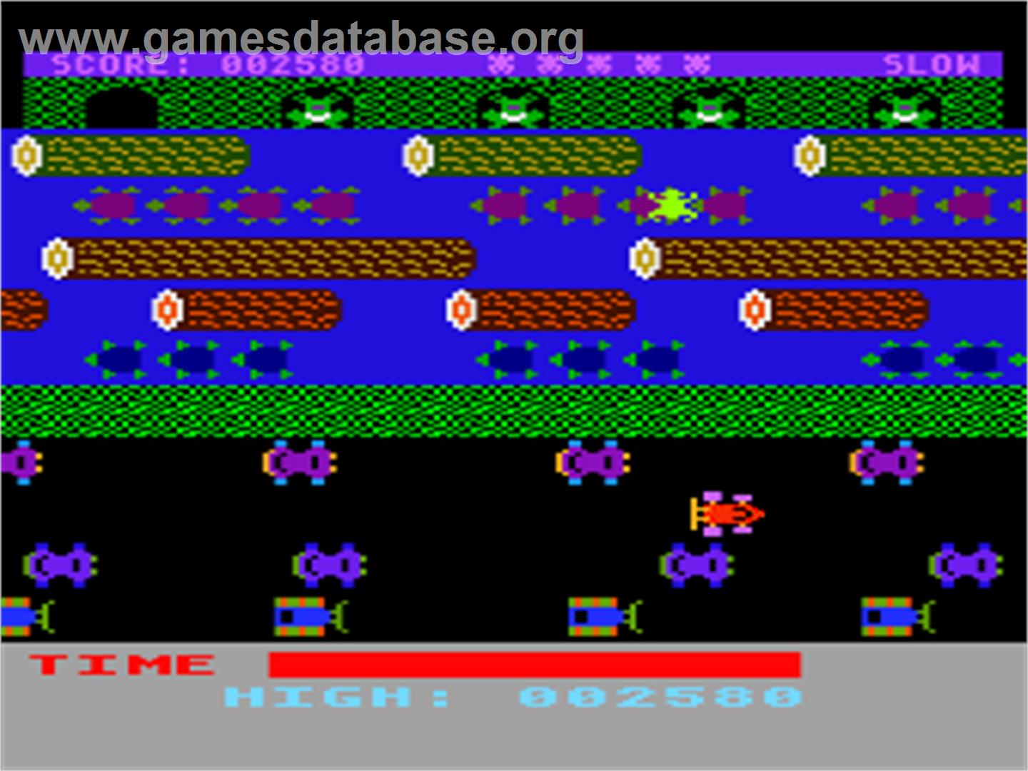 Frogger - Atari 8-bit - Artwork - In Game