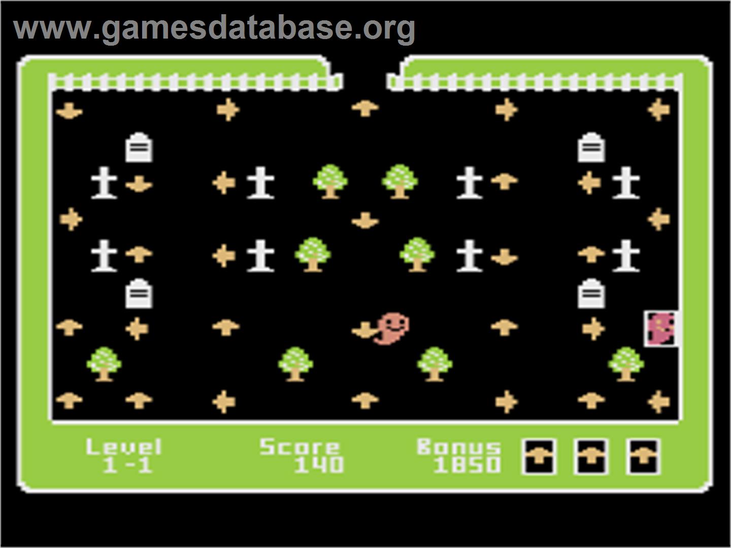 Ghost! - Atari 8-bit - Artwork - In Game