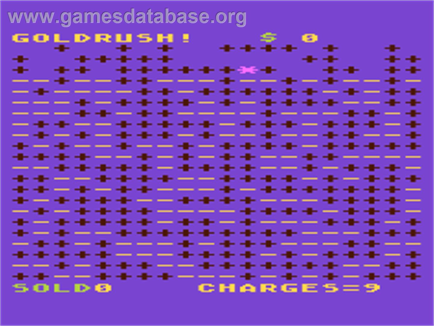 Gold Rush! - Atari 8-bit - Artwork - In Game