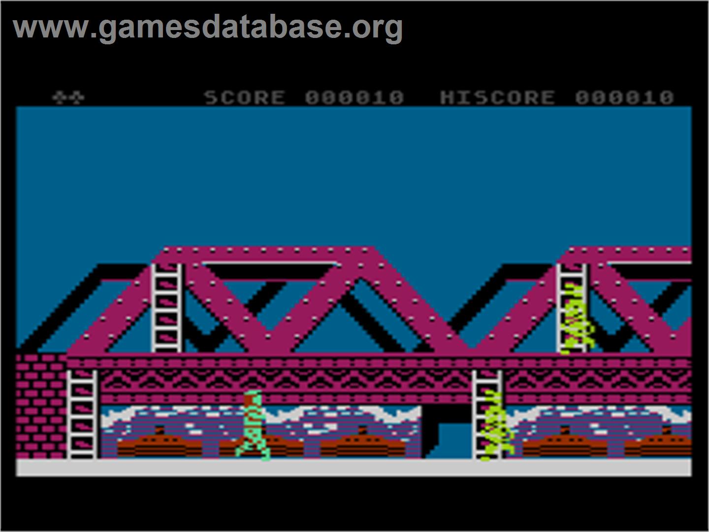 Green Beret - Atari 8-bit - Artwork - In Game