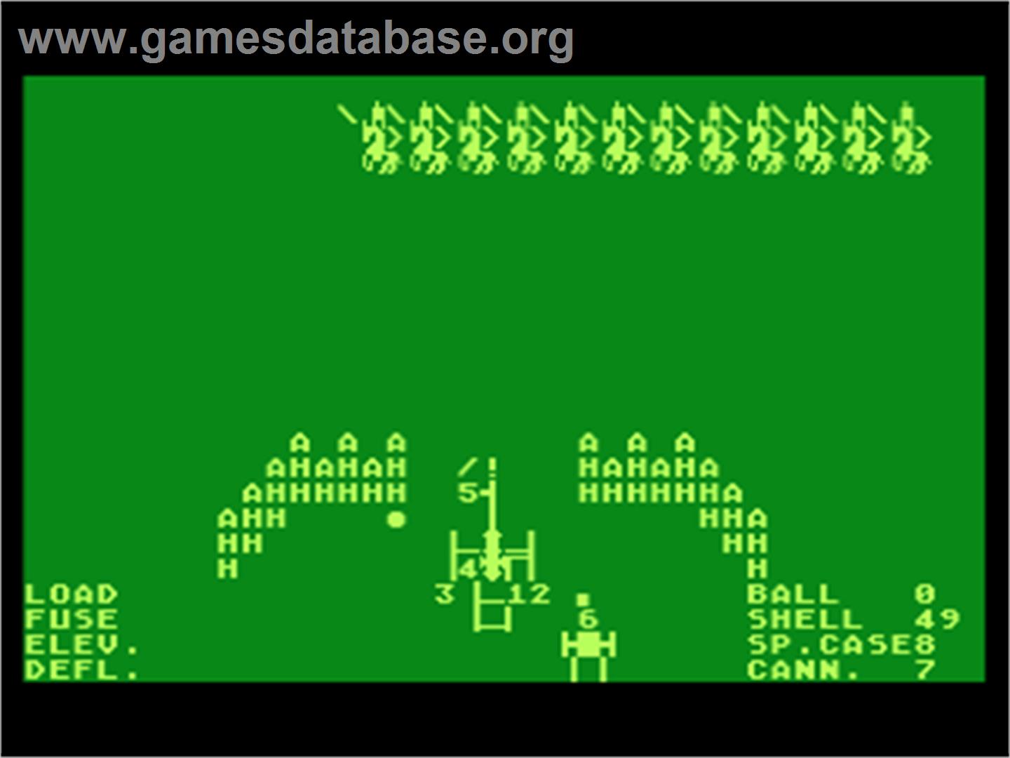 Guns of Fort Defiance - Atari 8-bit - Artwork - In Game