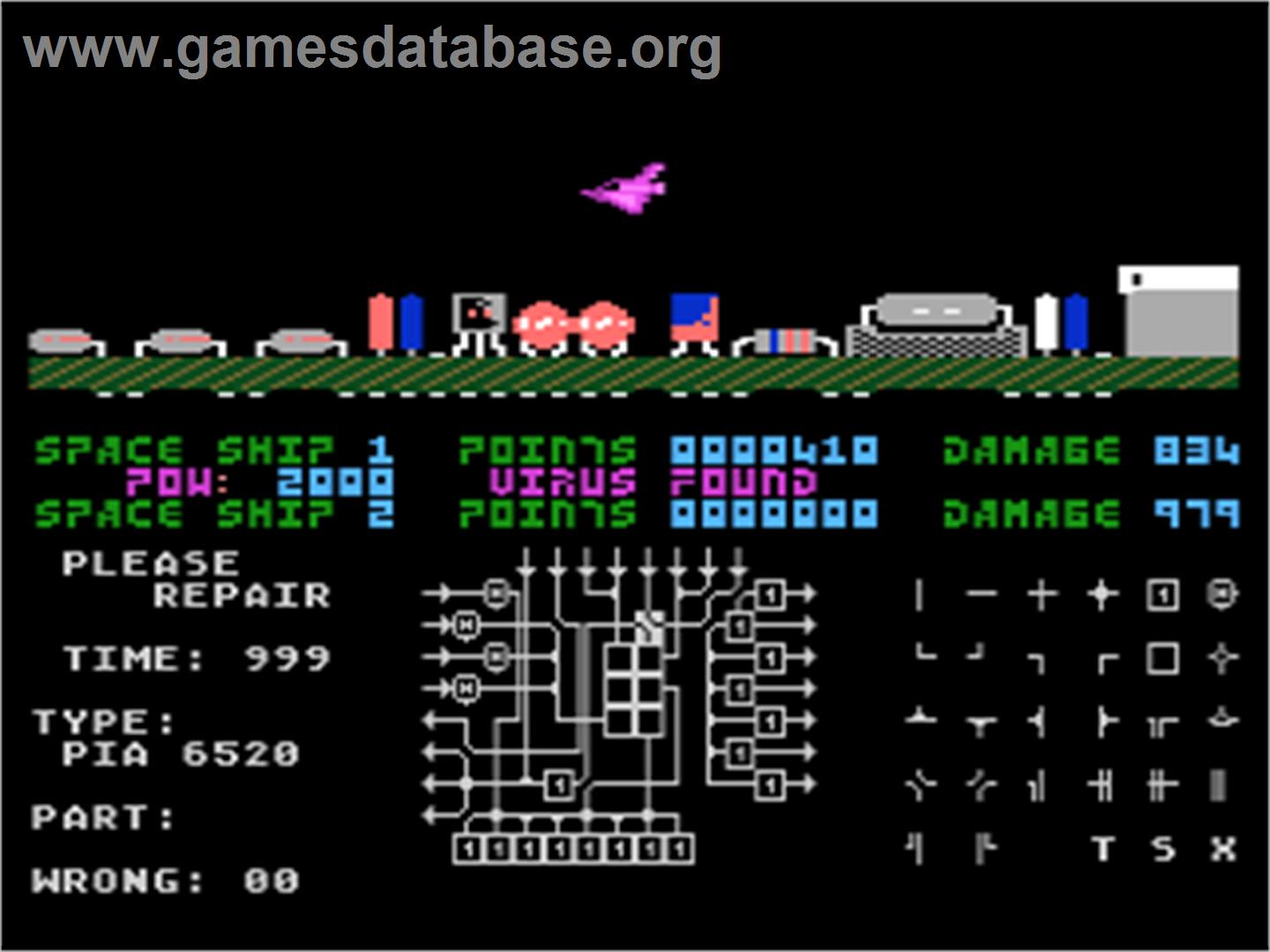 Inside - Atari 8-bit - Artwork - In Game